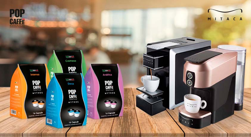 coffee pop CAPSULES COMPATIBLE WITH MITACA MACHINES., SAIDA Gusto Espresso
