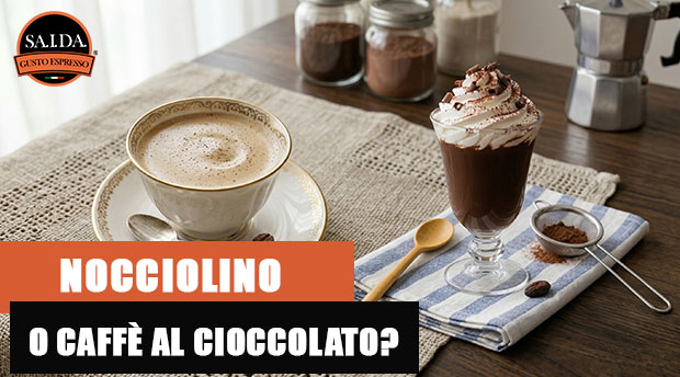Nocciolino o caffe al cioccolato