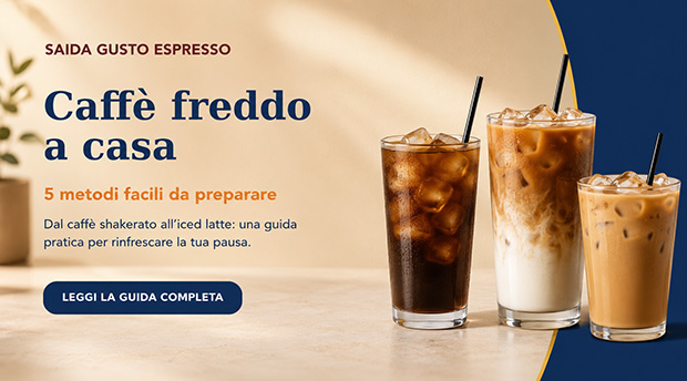 Caffè freddo a casa: 5 metodi facili e veloci