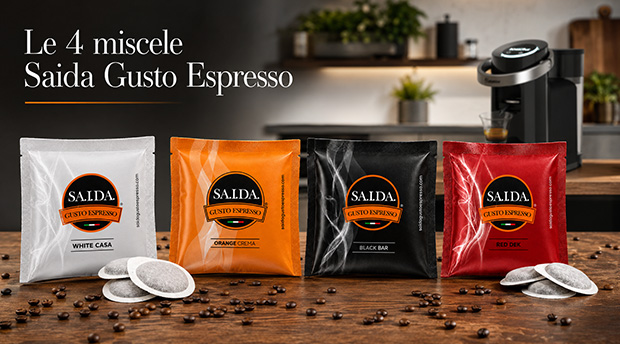 Le quattro miscele caffè saida