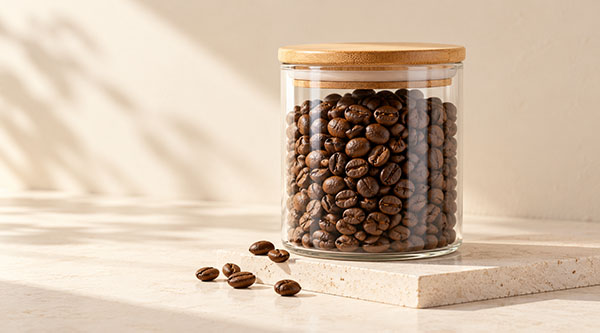 conservazione del caffè in grani